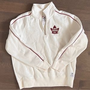 Roots half zip sweater
